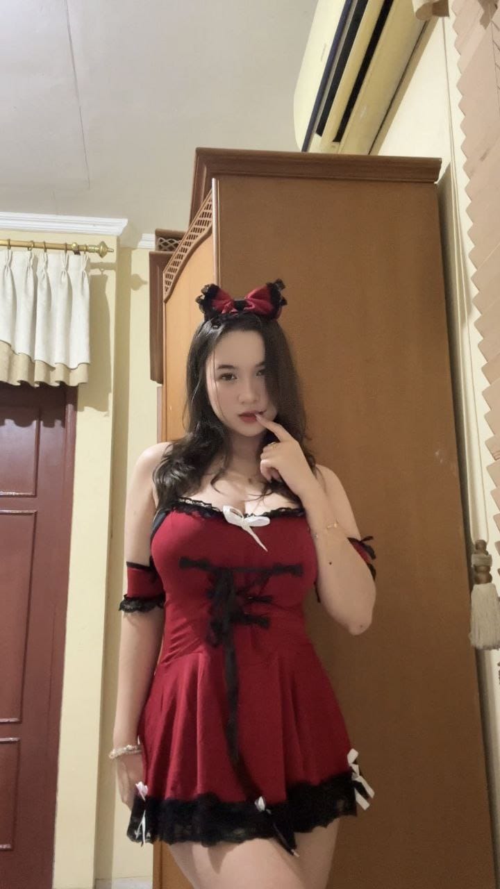 Olivia Payten Konten Eksklusif Edisi Red Lingerie! MANTAP!