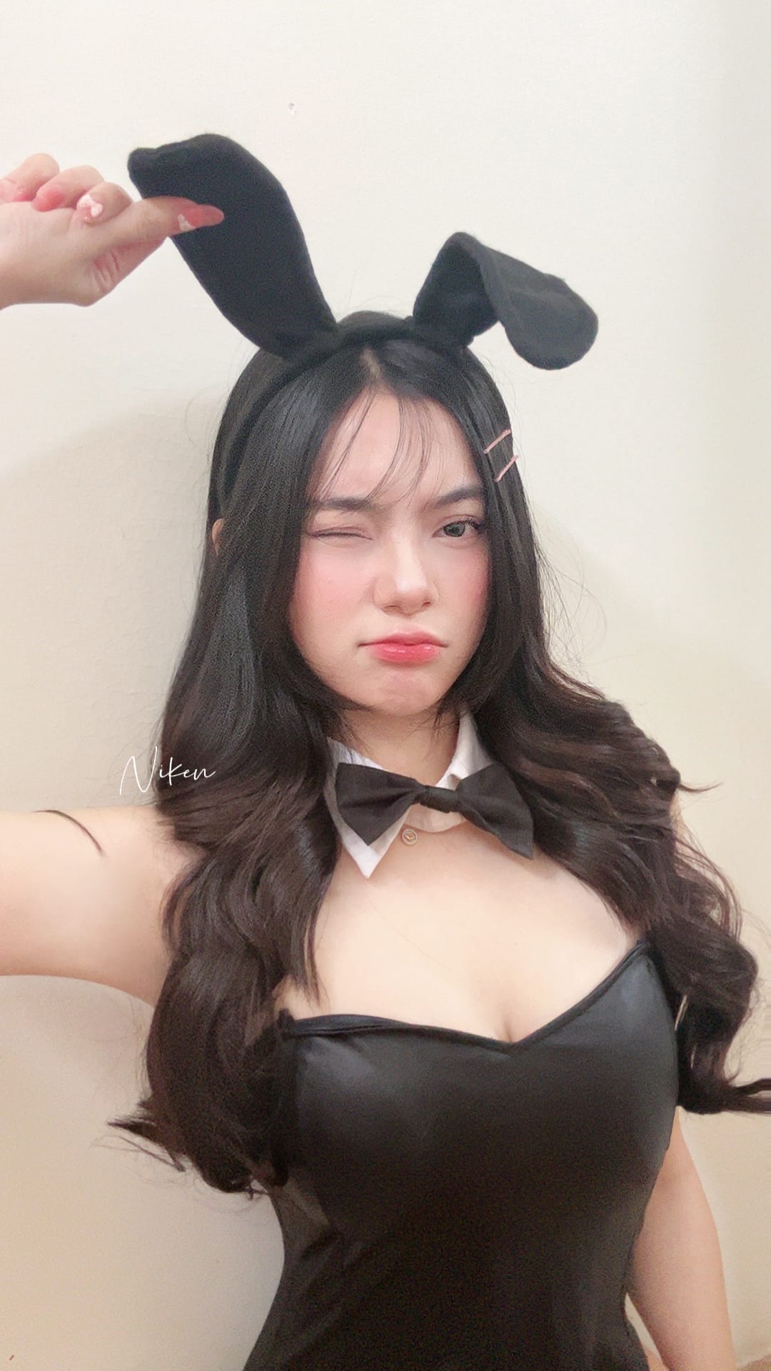 Niken Andalusia Konten Eksklusif Edisi Bunny Girl