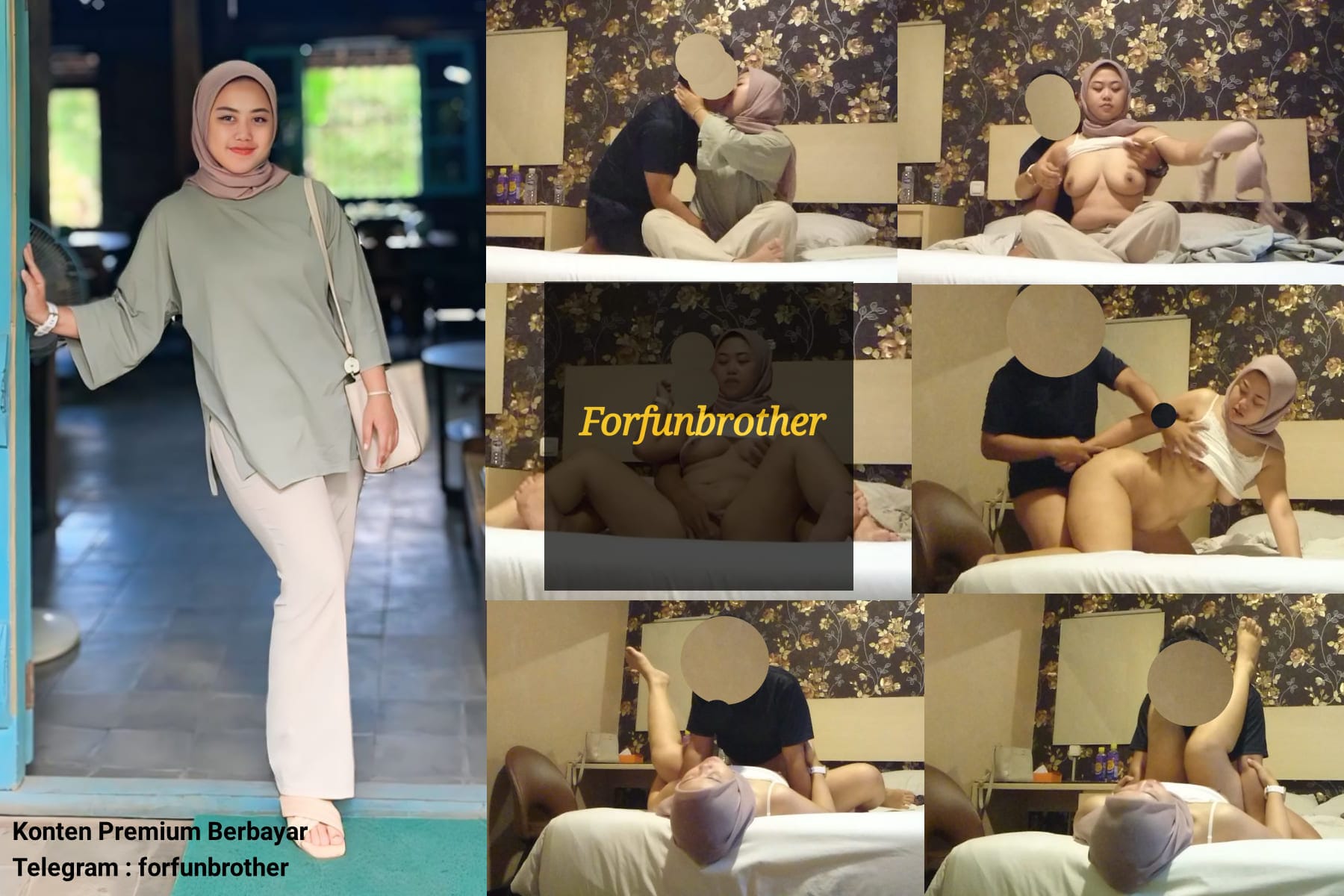 Viral HIJAB FORFUNBROTHER ewe di HOTEL!
