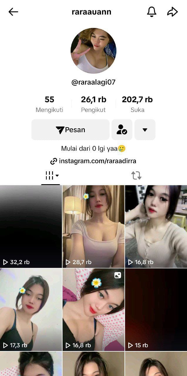 Skandal Raraauann Tiktoker Tobrut! MANTEP MULUS!