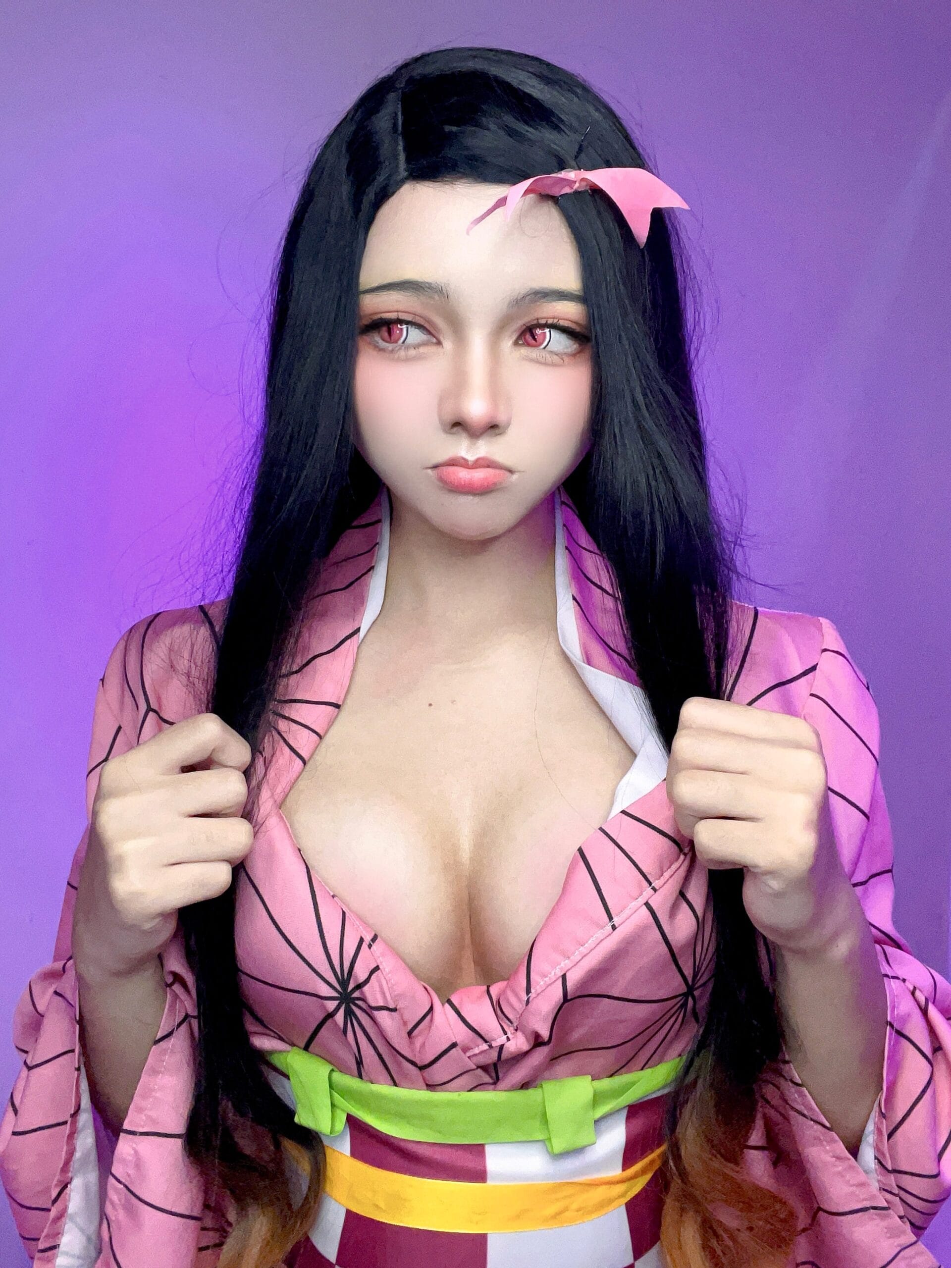 Monchy Cosplay Nezuko , WOW hot!